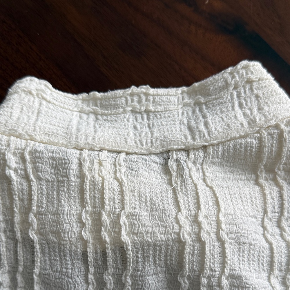 Max Studio londo - Ivory Textured Blouse - large women - Picture 7 of 7